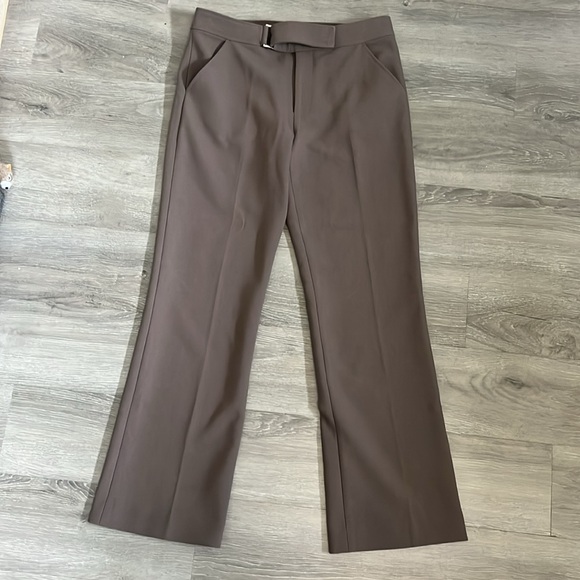 Club Monaco Bootcut Trouser in Taupe Grey - Picture 5 of 8